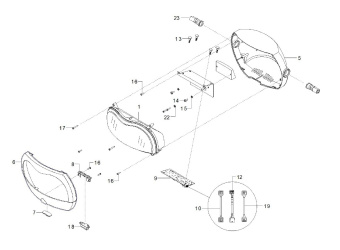 Светильник в сборе Stern Weber Venus PLUS -L SCT (2019)